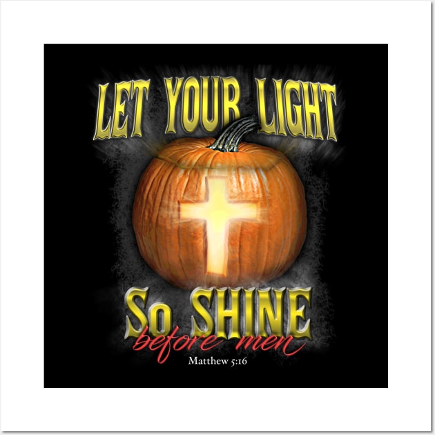 Let Your Light Shine on Halloween Wall Art by PacPrintwear8